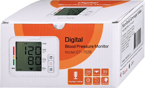Digitalni manšetni merilnik krvnega tlaka GT-702B  Genial