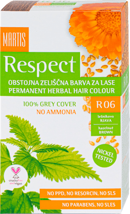 Boja za kosu - R06 lešnik smeđa Respect
