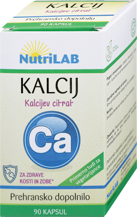 Prehransko dopolnilo Kalcij NutriLAB