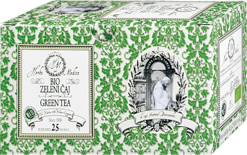 Bio zeleni čaj (25 × 1,6 g) Herba Medica