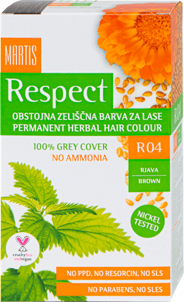 Boja za kosu – R04 smeđa Respect