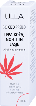 5 % CBD pršilo za lepo kožo, nohte in lase  ULLA
