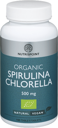 Tablete Organic Spirulina Chlorella NUTRISPOINT