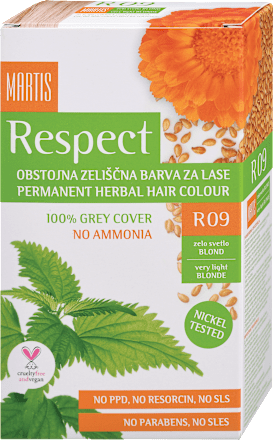 Barva za lase R09 Zelo svetlo blond Respect