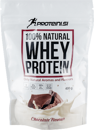 100% NATURAL WHEY PROTEIN - čokolada, sa zaslađivačem proteini.si