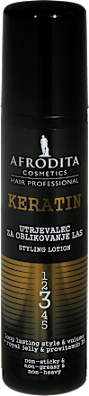 Utrjevalec za oblikovanje las KERATIN AFRODITA