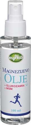 Magnezijevo olje z glukozaminom in MSM myNuti