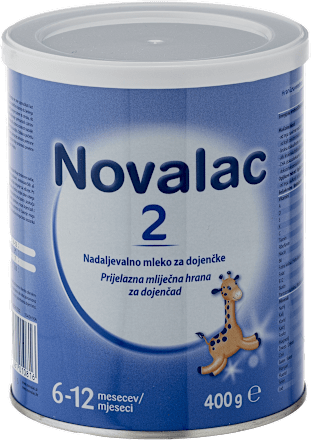 Prijelazna mliječna hrana za dojenčad 2, 6 - 12 mjeseci Novalac