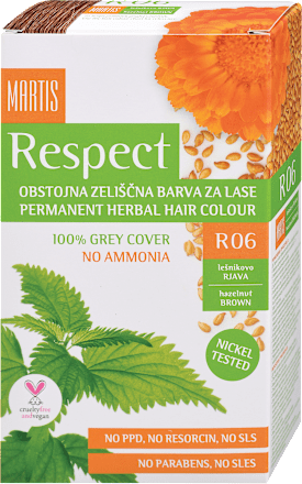 Boja za kosu – R06 lješnjak Respect
