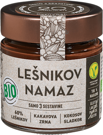 Bio lešnikov namaz 20 Chocolate