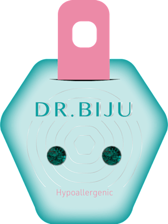 Xiri hipoalergene naušnice emerald DR. BIJU