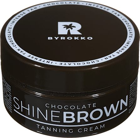 Krema za pospešitev zagorelosti Chocolate Shine Brown Byrokko