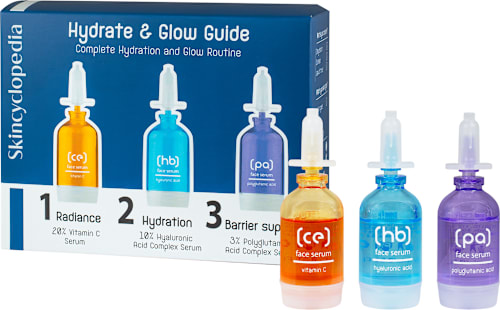 Комплект серуми Hydrate, 3 x 15 ml Skincyclopedia