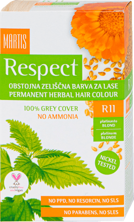 Boja za kosu - R11 platinasto plava Respect