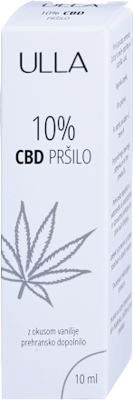 10% CBD pršilo z okusom vanilije  ULLA
