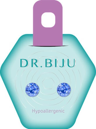 Xiri hipoalergene naušnice sapphire DR. BIJU