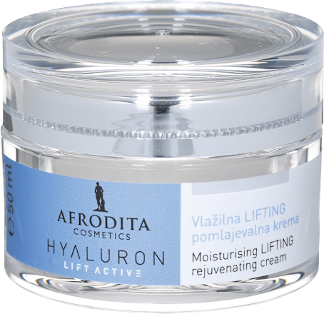 Vlažilna LIFTING pomlajevalna krema Hyaluron Lift Active AFRODITA