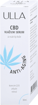 Vlažilni serum CBD anti-aging ULLA