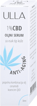Oljni serum 1% CBD anti-aging ULLA