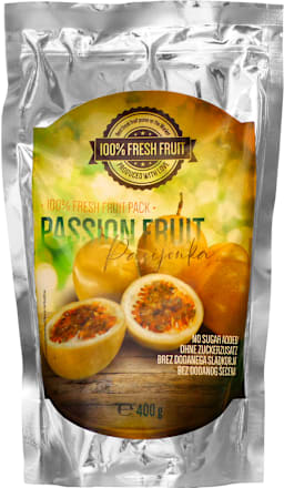 Sveža sadna kaša,100 % delež pasijonke 100% FRESH FRUIT