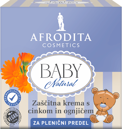 Zaščitna krema s cinkom in ognjičem za plenični predel AFRODITA