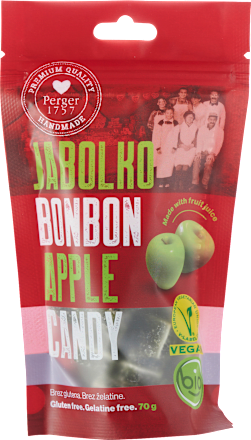 Bio žele bonboni z okusom jabolka Perger 1757