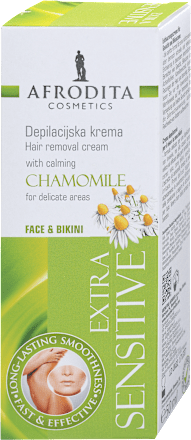 Extra Sensitive depilacijska krema za lice i bikini AFRODITA