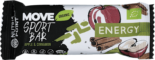 Bio energijska ploščica MOVE Apple & Cinnamon NUTRISPOINT