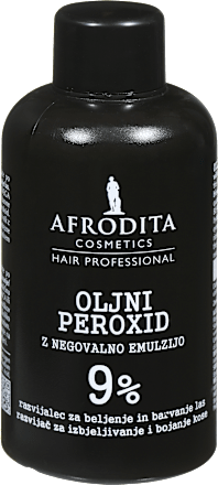 Oljni razvijalec za beljenje in barvanje las 9 % AFRODITA