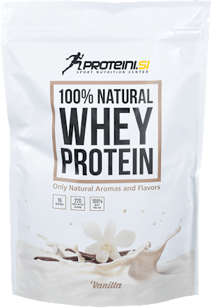 100% NATURAL WHEY PROTEIN - vanila proteini.si