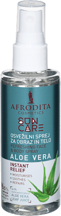 Osvežilni sprej za obraz in telo Sun Care ALOE VERA AFRODITA