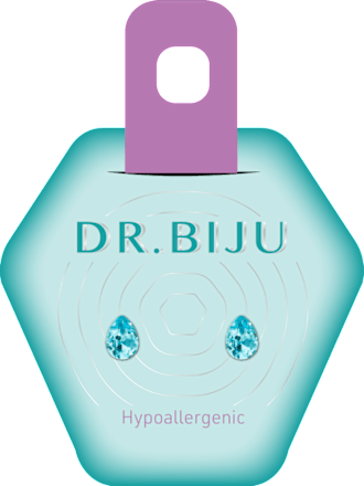 Hipoalergene naušnice aqua bohemica DR. BIJU