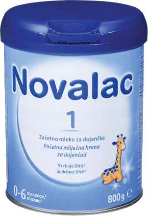 Začetno mleko za dojenčke 1, 0-6 mesecev Novalac