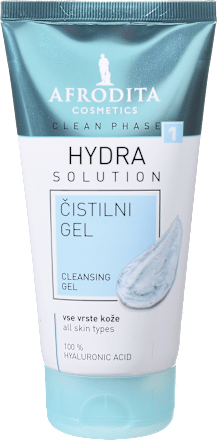 CLEAN PHASE 1, HYDRA SOLUTION gel za čišćenje lica AFRODITA