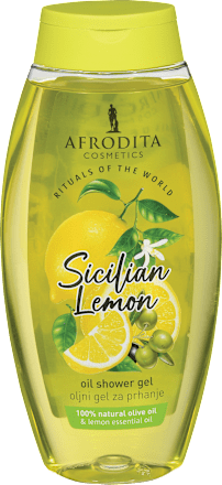 Oljni gel za tuširanje Sicilian Lemon AFRODITA