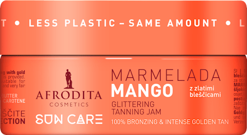 SUN CARE MARMELADA sa zlatnim pigmentima za ubrznao tamnjenje - mango AFRODITA