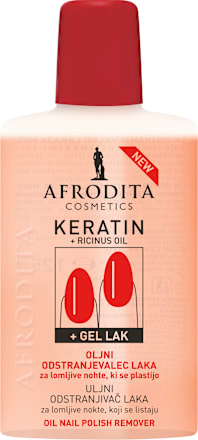 Oljni odstranjevalec laka za nohte KERATIN AFRODITA
