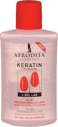 Oljni odstranjevalec laka za nohte KERATIN AFRODITA