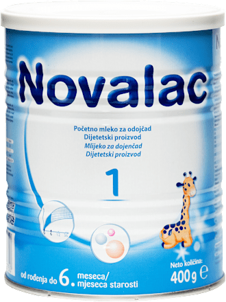 Mliječna formula za bebe 1 od rođenja do 6 mj. Novalac