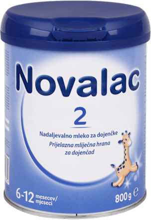 Prijelazna mliječna hrana za dojenčad 2, 6 - 12 mjeseci Novalac