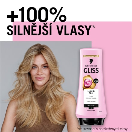 kondicionér na vlasy Liquid Silk Schwarzkopf GLISS