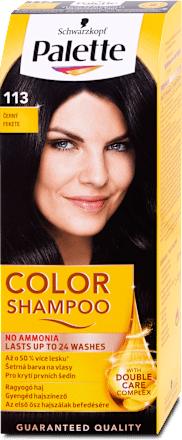 Tartós hajszínező, fekete 1-0 (113) Palette COLOR Shampoo