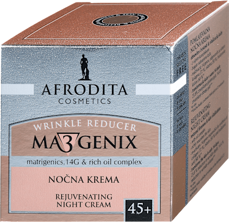 MA3GENIX, noćna krema za lice, 45+  AFRODITA