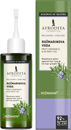 AFRODITA Essence of Nature ružmarin voda za kosu Relaxing + Cooling AFRODITA