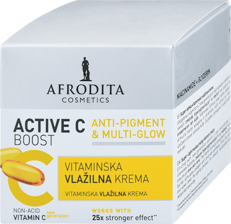 ACTIVE C BOOST vitaminska hidratantna krema za lice AFRODITA