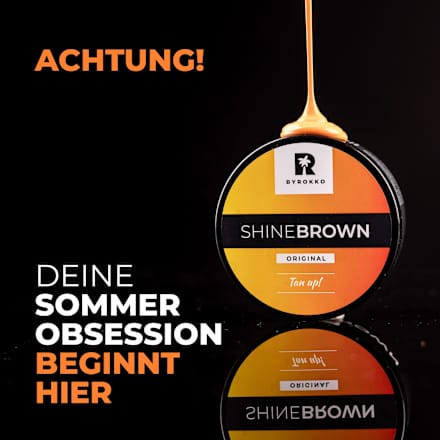 Bräunungsbeschleuniger Creme shine brown, Original Byrokko