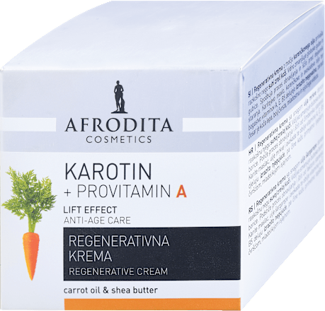 Regenerativna krema za lice za suhu i zahtjevnu zrelu kožu - Karotin AFRODITA