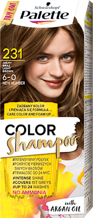 Szampon koloryzujący 231 Jasny Brąz  Palette COLOR Shampoo