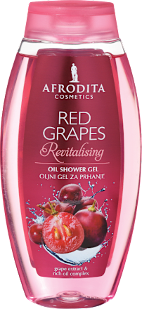 Oljni gel za tuširanje Red Grapes  AFRODITA