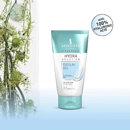 CLEAN PHASE 1, HYDRA SOLUTION gel za čišćenje lica AFRODITA